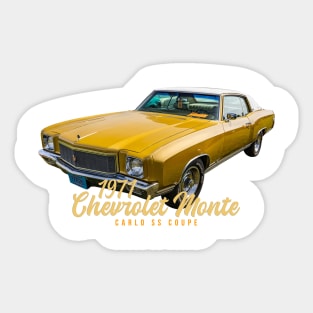 1971 Chevrolet Monte Carlo SS Coupe Sticker